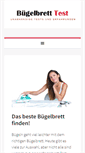 Mobile Screenshot of buegelbrett-test.de